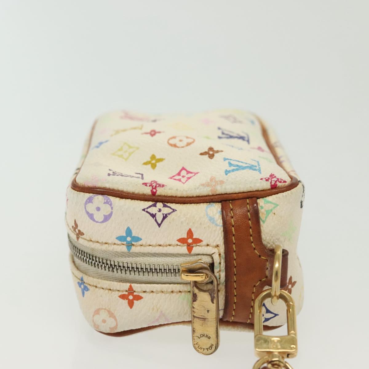 Louis Vuitton Wapity, White, Canvas, clutch