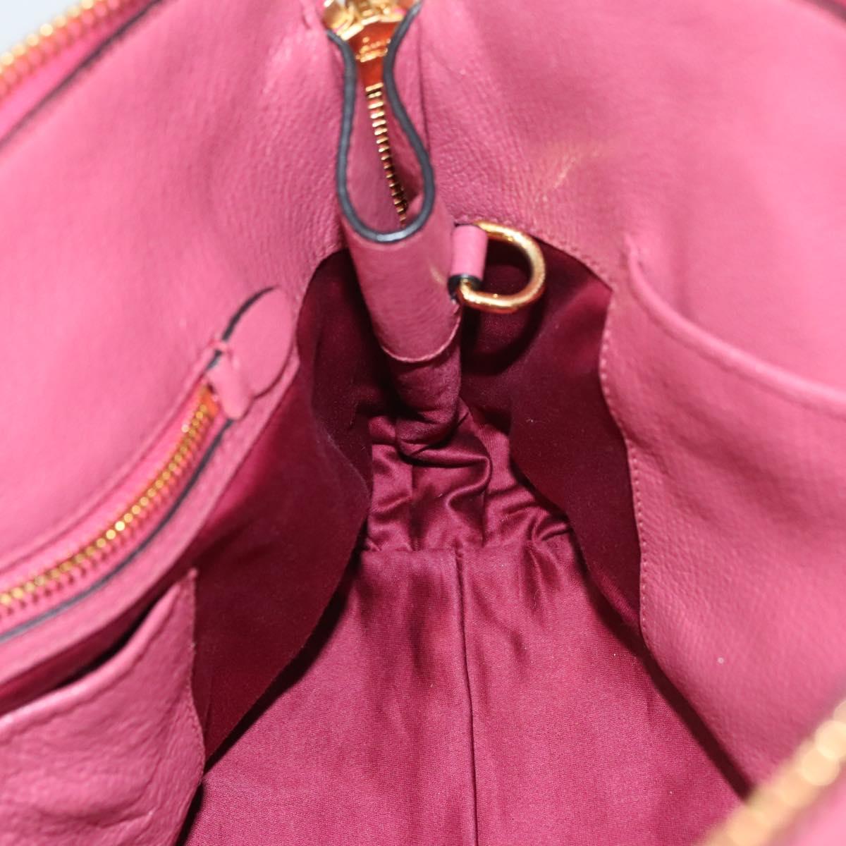 Miu Miu Madras, Pink, Leather, handbag