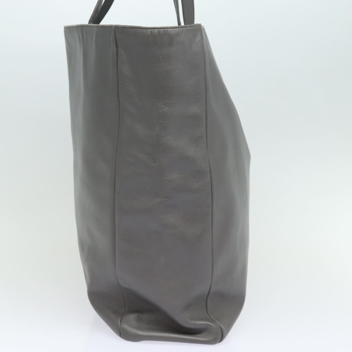 Saint Laurent Reversible, Grey, Leather, tote