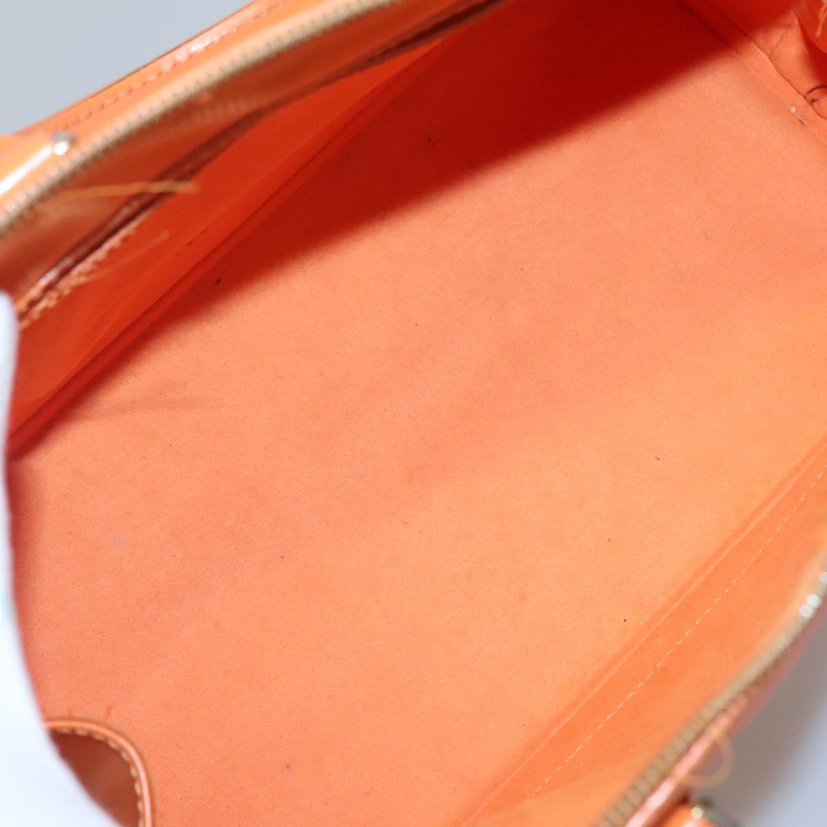 Louis Vuitton Alma, Orange, Leather, handbag