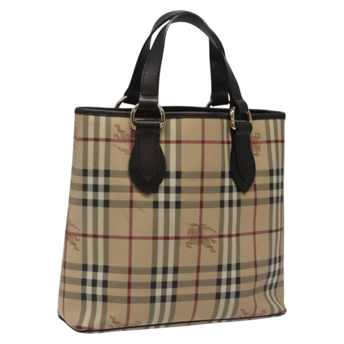 Burberry Nova Check, Beige, Canvas, tote