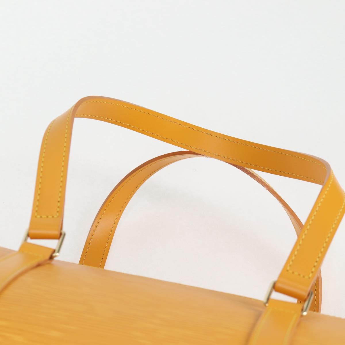 Louis Vuitton Soufflot, Yellow, Leather, handbag
