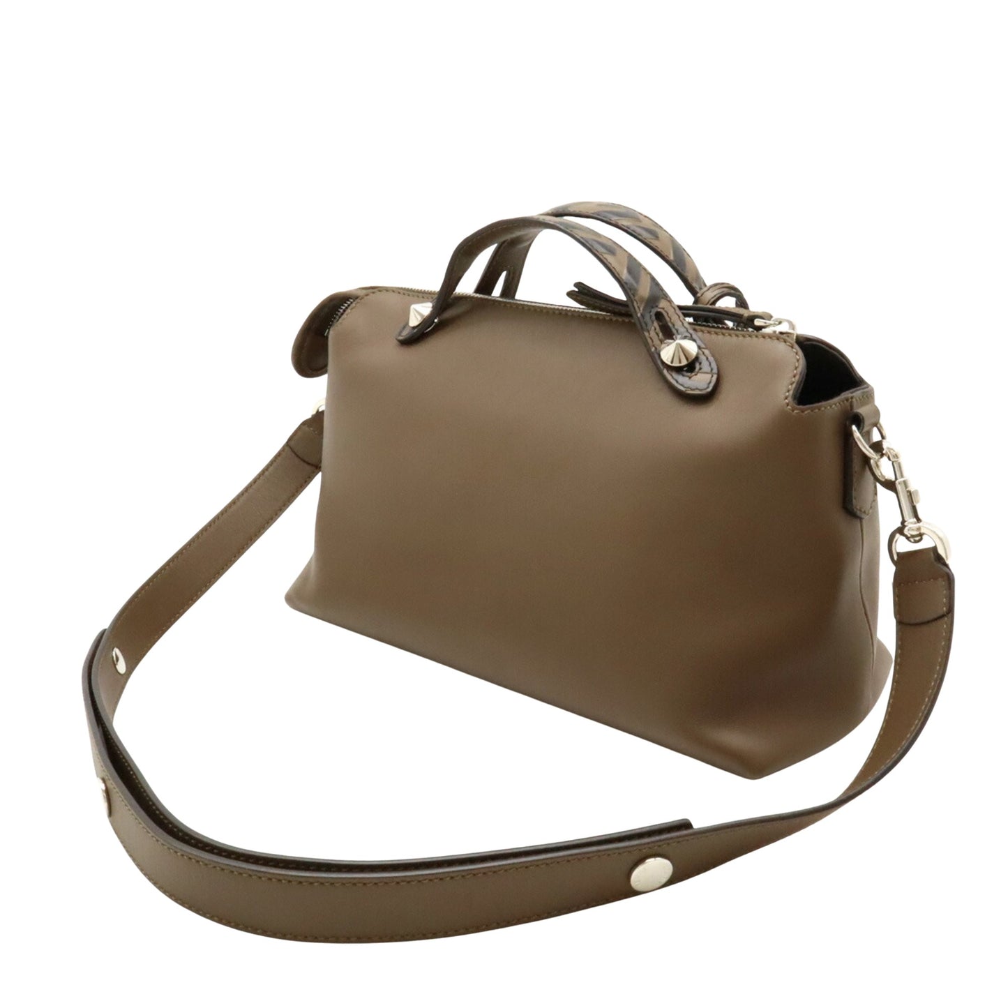 Fendi By the way Medium, Brown, Leather, handbag