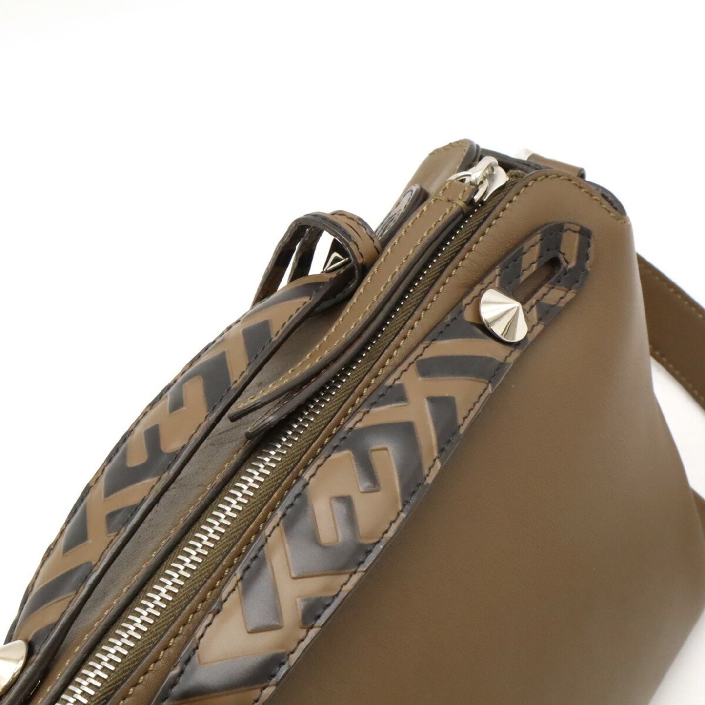Fendi By the way Medium, Brown, Leather, handbag