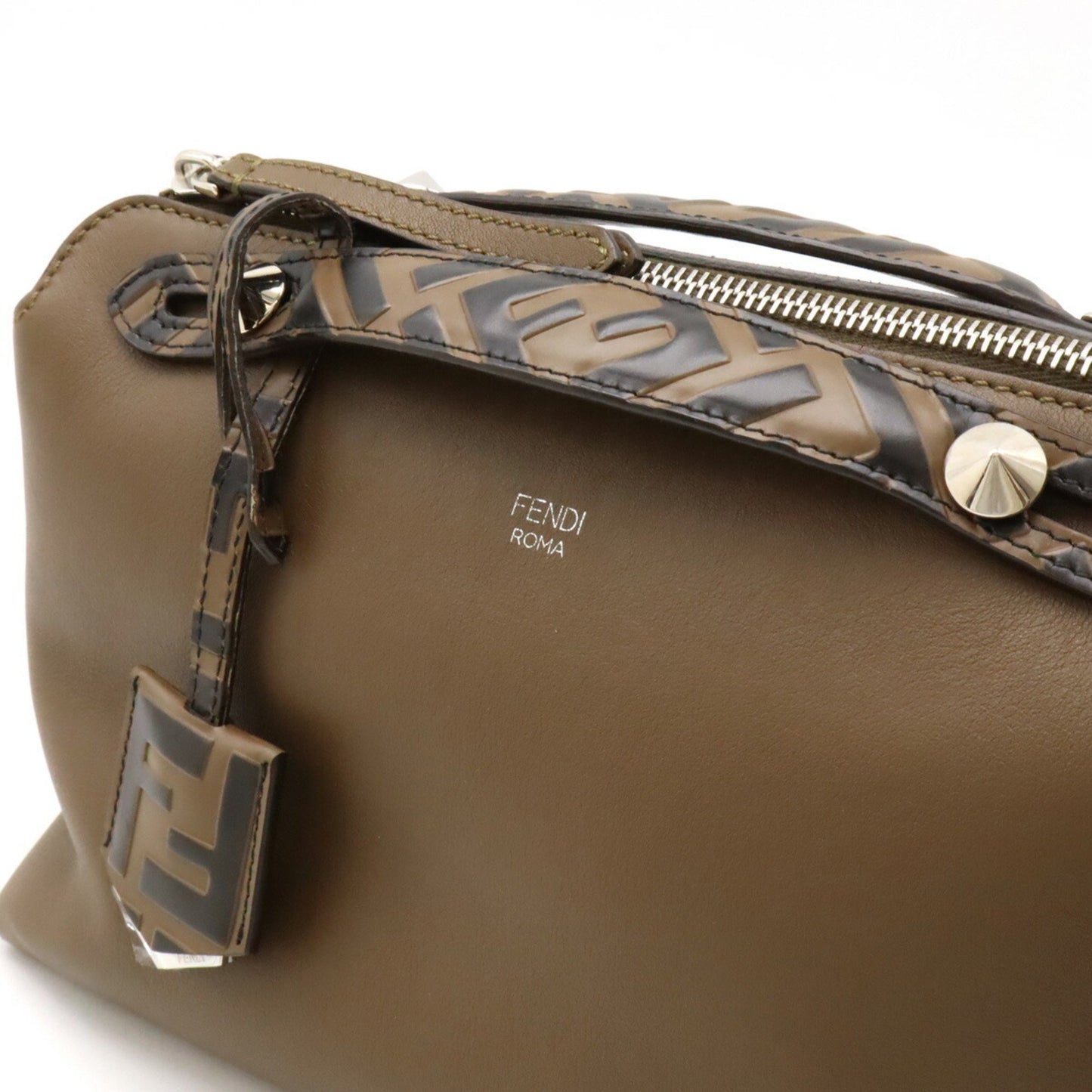 Fendi By the way Medium, Brown, Leather, handbag