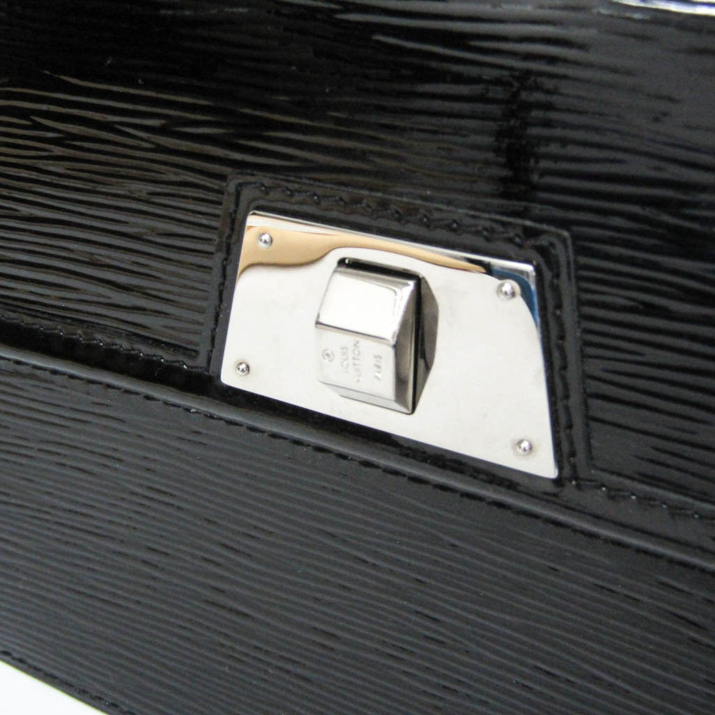 Louis Vuitton Sevigne, Black, Leather, shoulder
