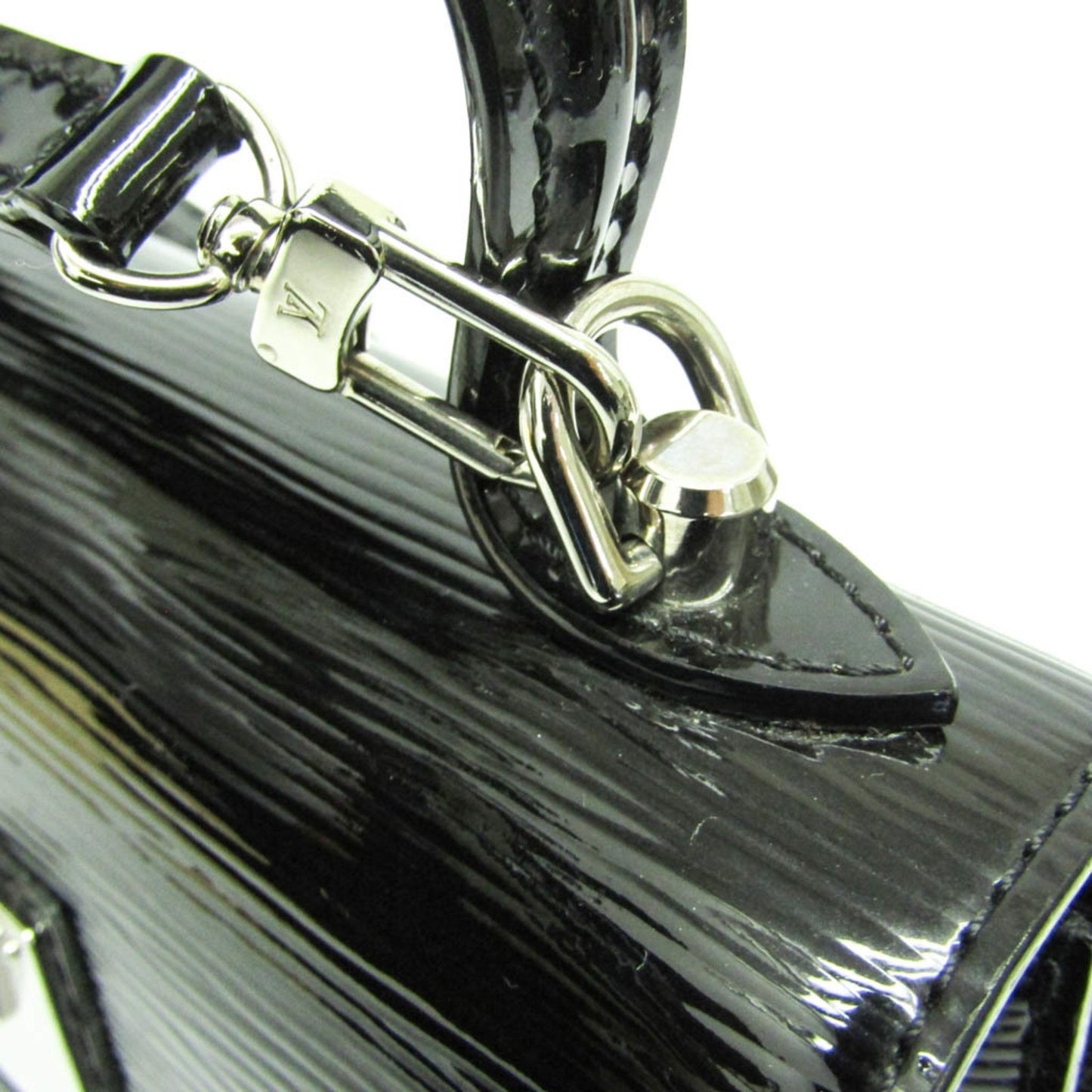 Louis Vuitton Sevigne, Black, Leather, shoulder
