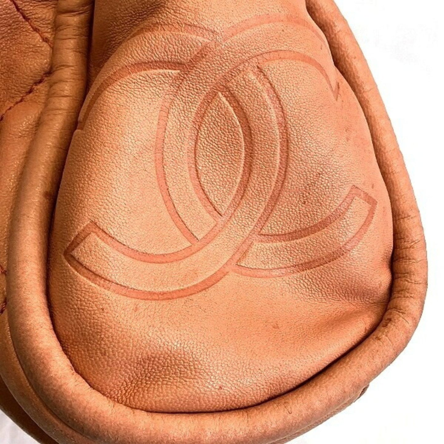 Chanel Timeless, Orange, Leather, shoulder