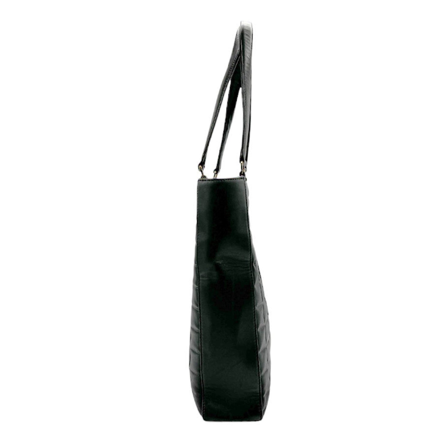 Chanel Chocolate bar, Black, Leather, handbag