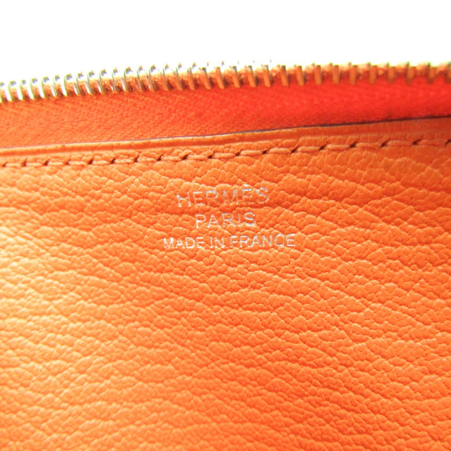 Hermès, Orange, Leather, wallet