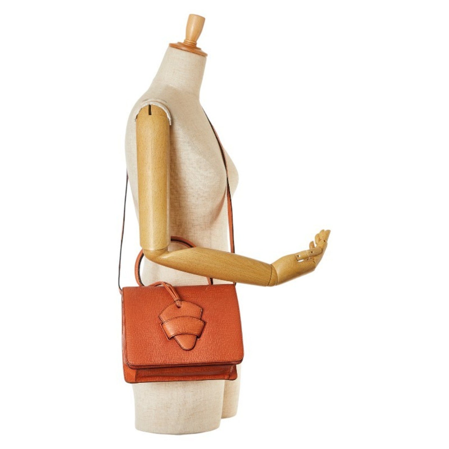 Loewe Barcelona, Orange, Leather, handbag
