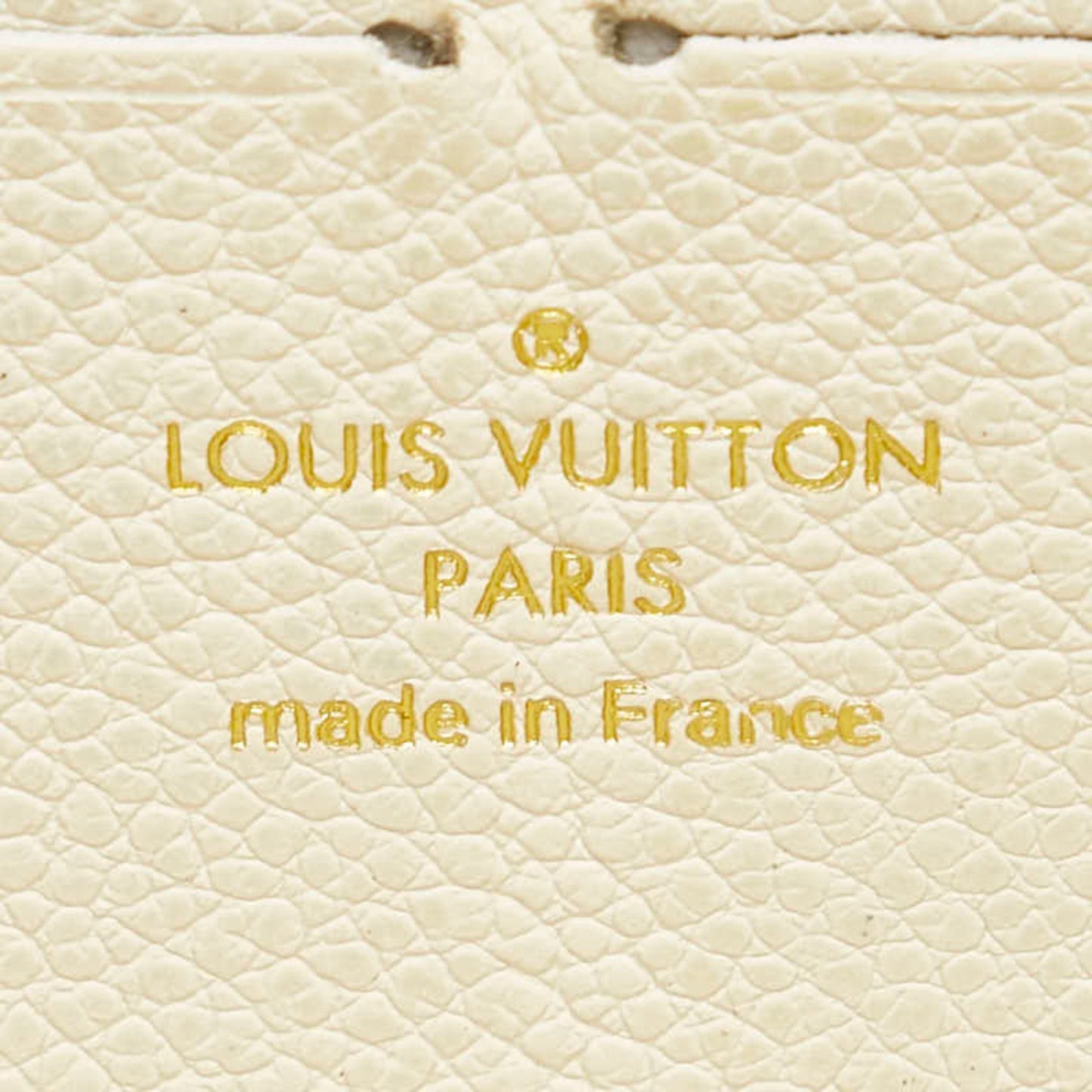 Louis Vuitton Portefeuille zippy, White, Leather, wallet