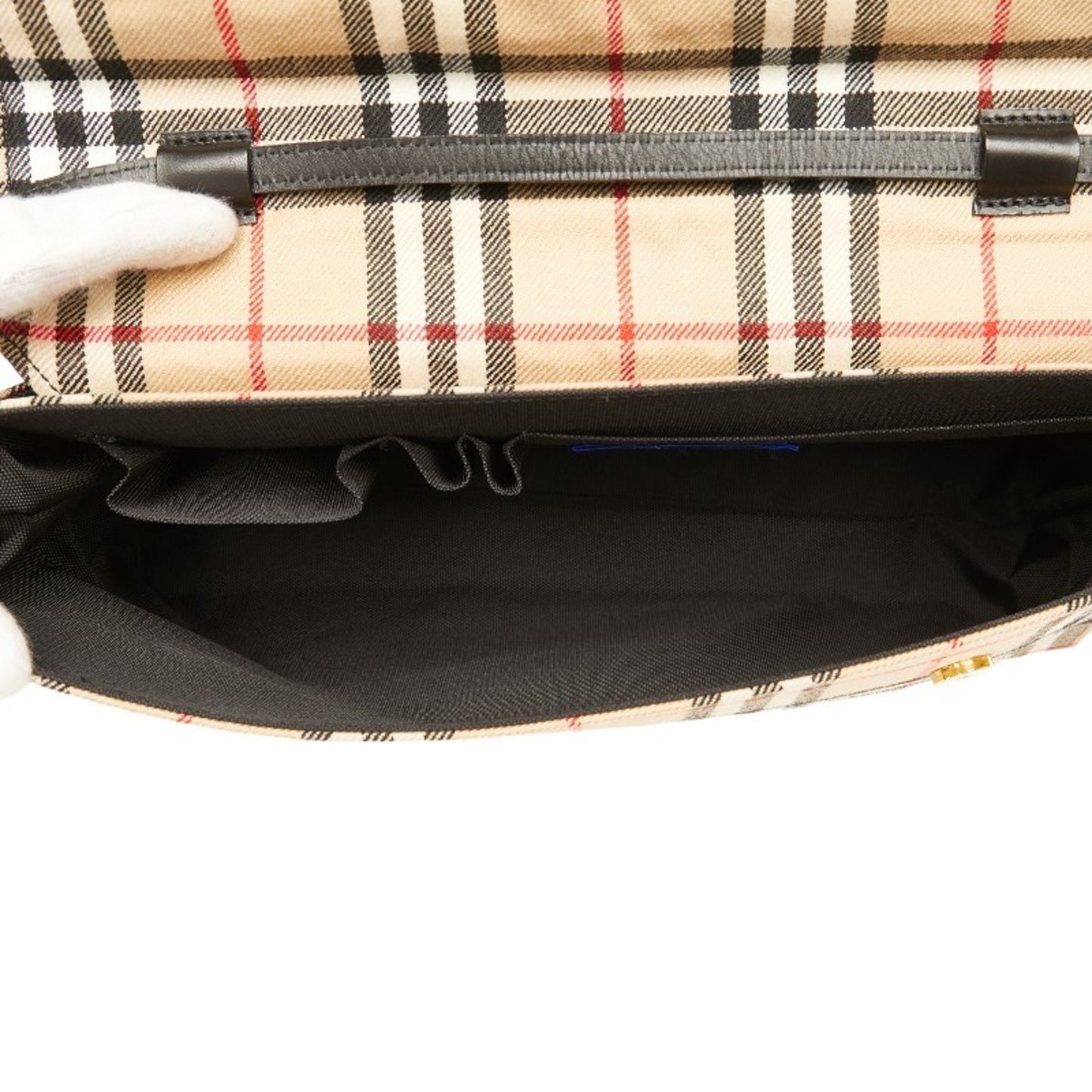 Burberry Nova Check, Beige, Canvas, shoulder