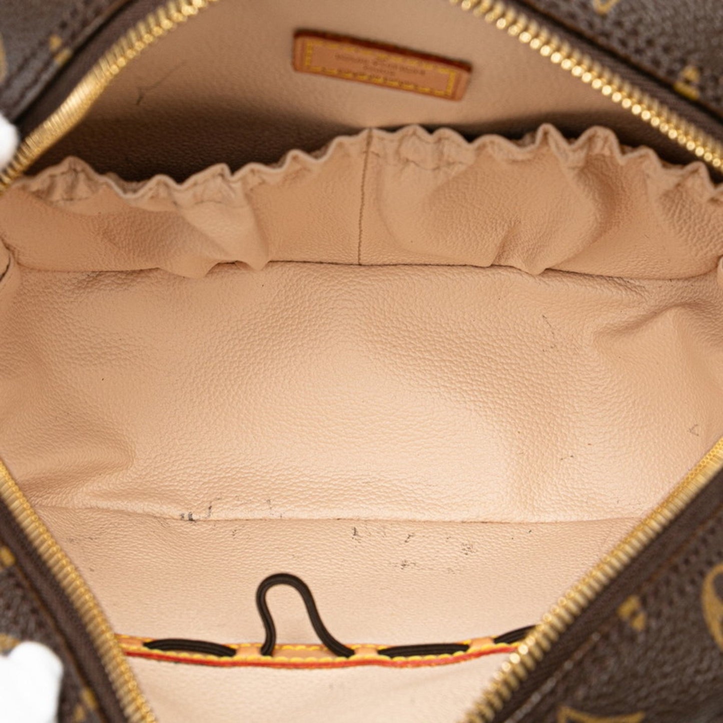 Louis Vuitton Spontini, Brown, Canvas, handbag