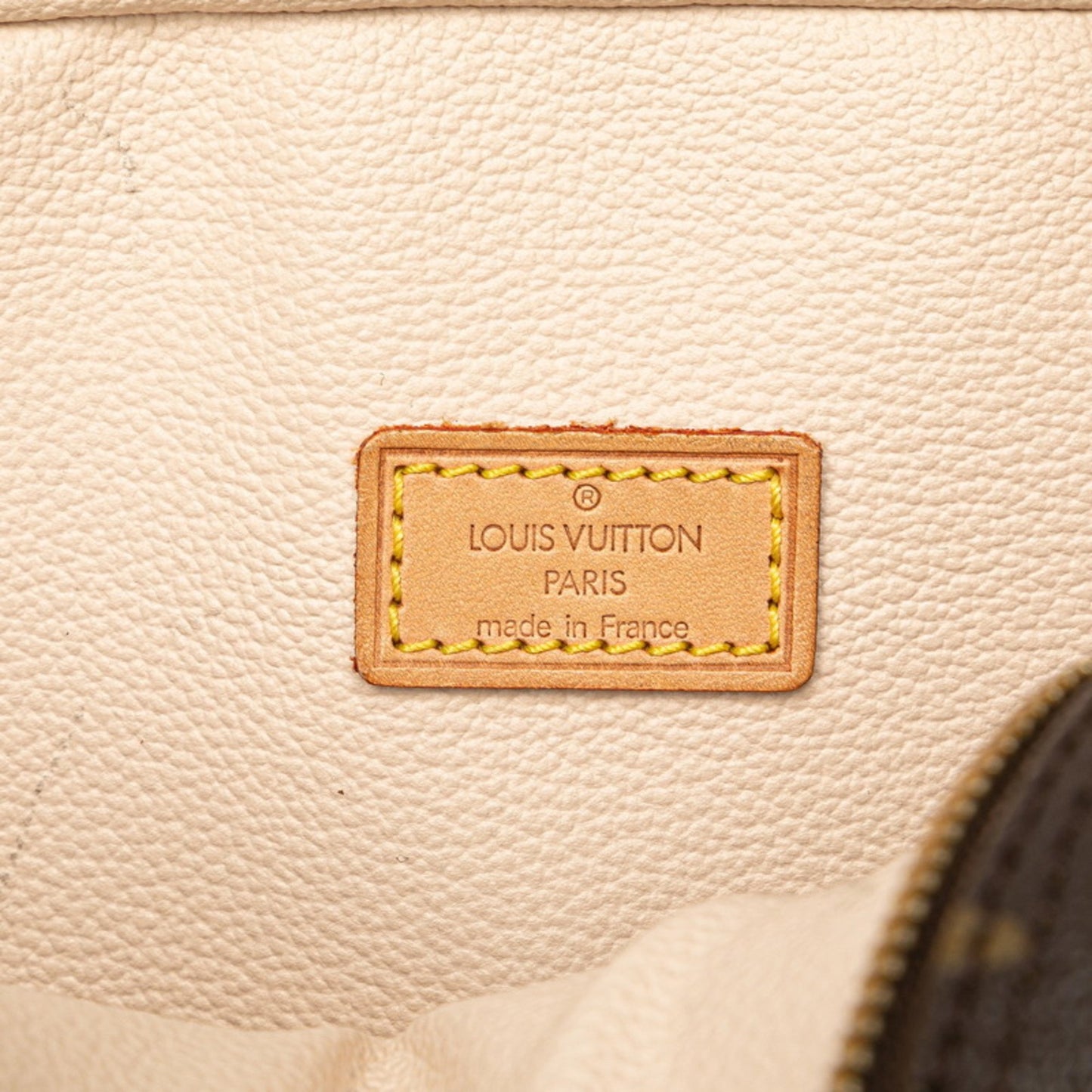 Louis Vuitton Spontini, Brown, Canvas, handbag