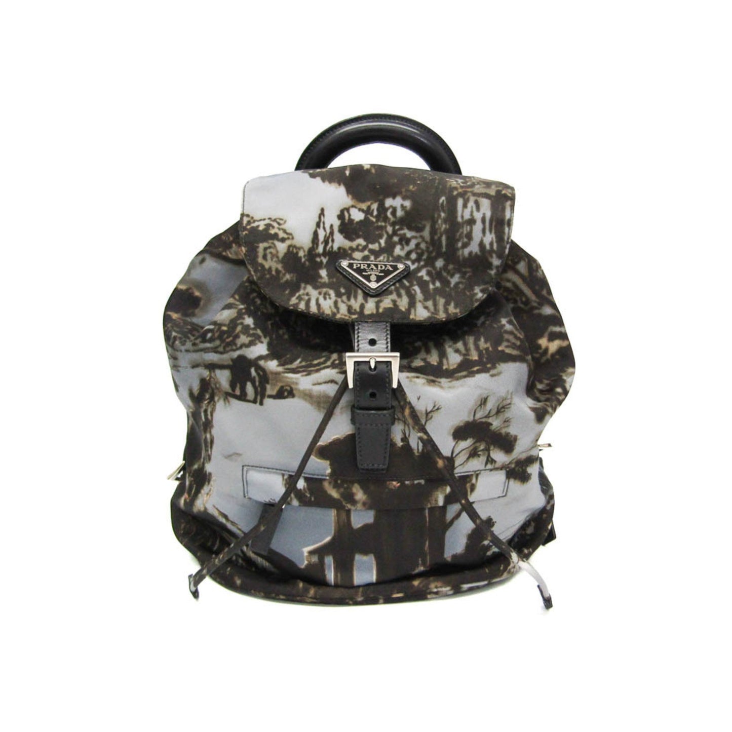 Prada, Multicolour, Canvas, backpack