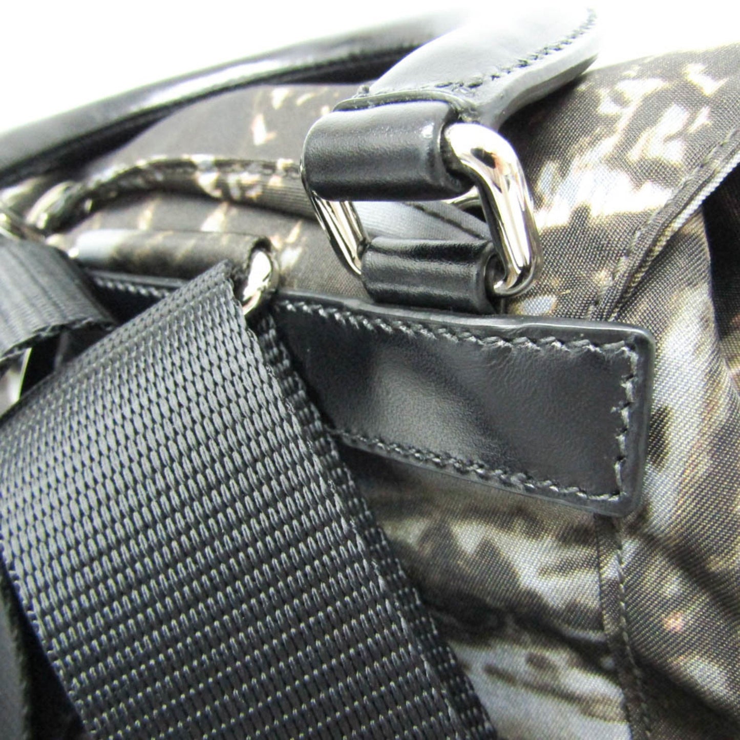 Prada, Multicolour, Canvas, backpack