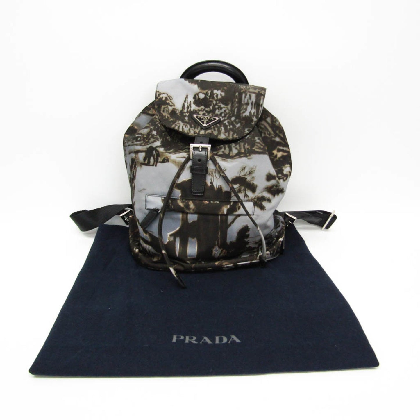 Prada, Multicolour, Canvas, backpack