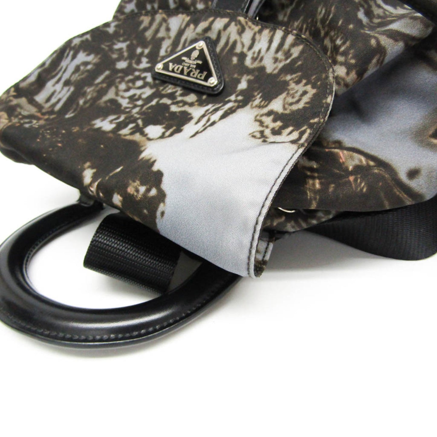 Prada, Multicolour, Canvas, backpack