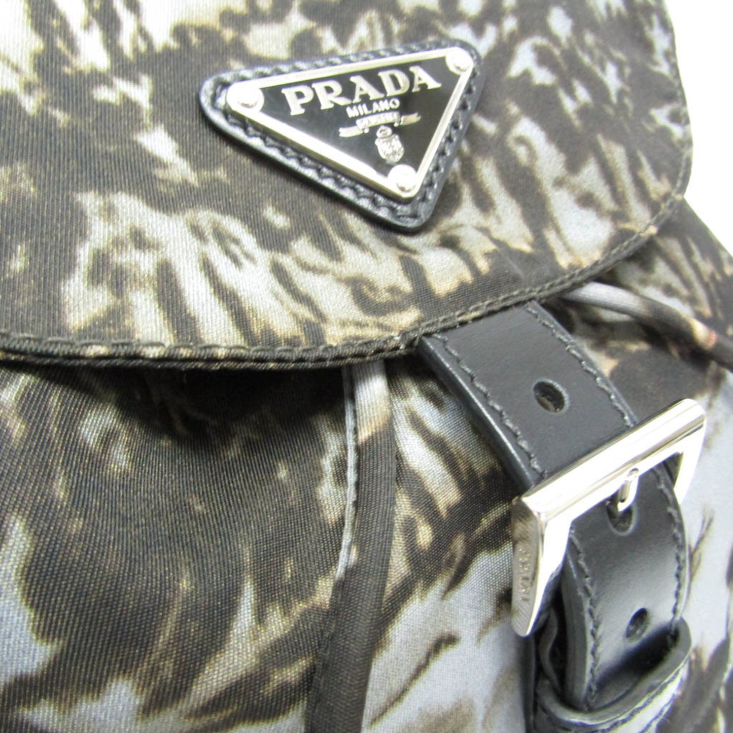 Prada, Multicolour, Canvas, backpack