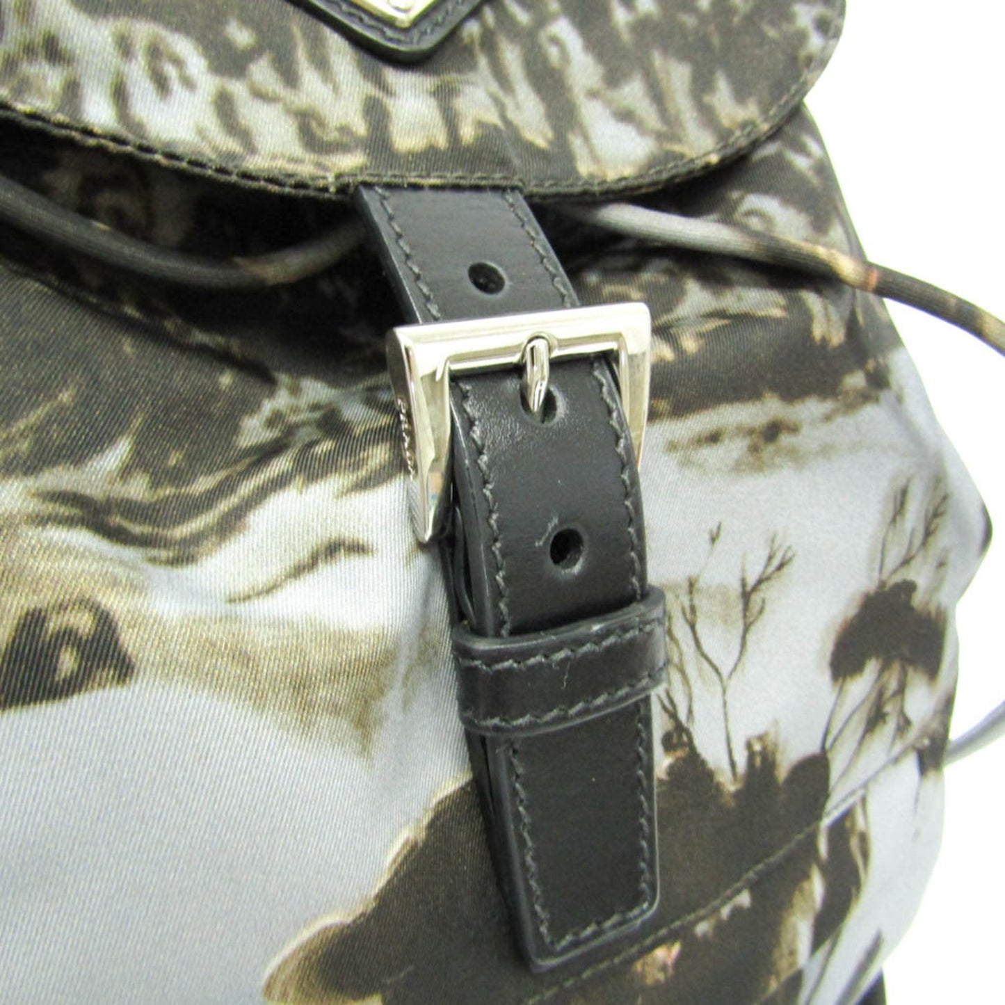 Prada, Multicolour, Canvas, backpack