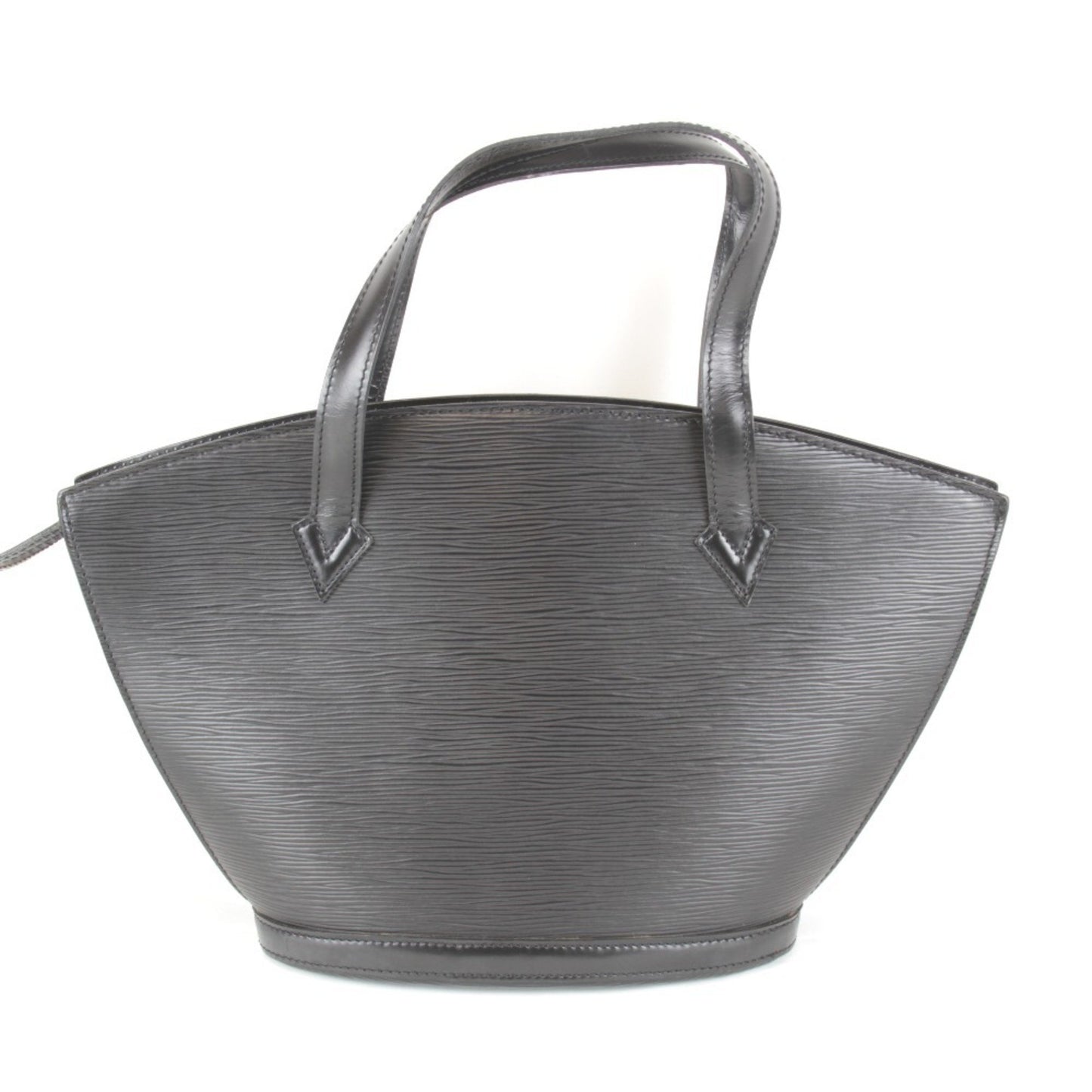 Louis Vuitton Saint Jacques, Black, Leather, handbag