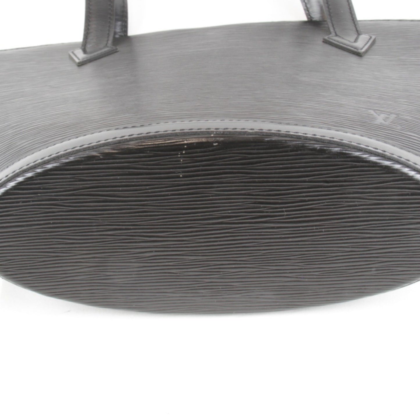 Louis Vuitton Saint Jacques, Black, Leather, handbag