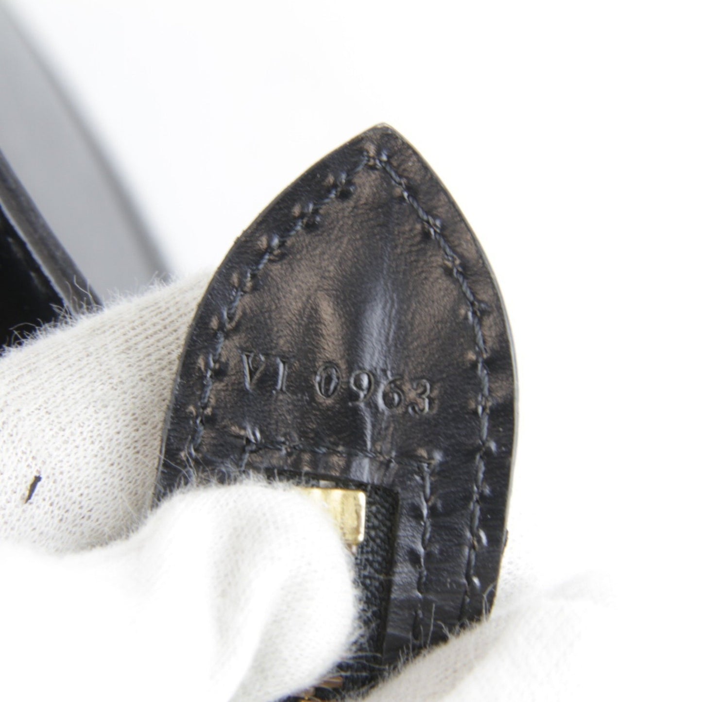 Louis Vuitton Saint Jacques, Black, Leather, handbag