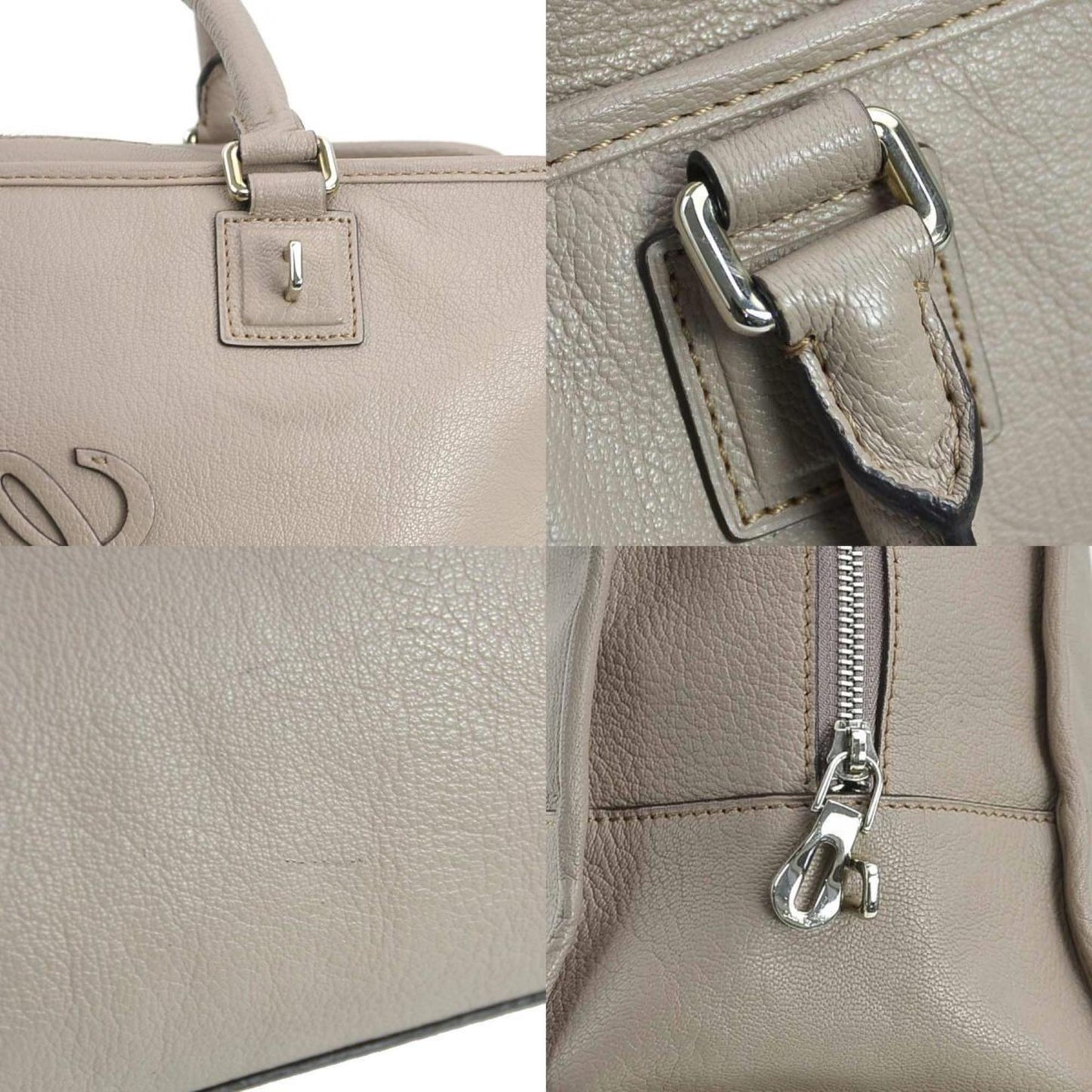 Loewe Amazona, Pink, Leather, handbag
