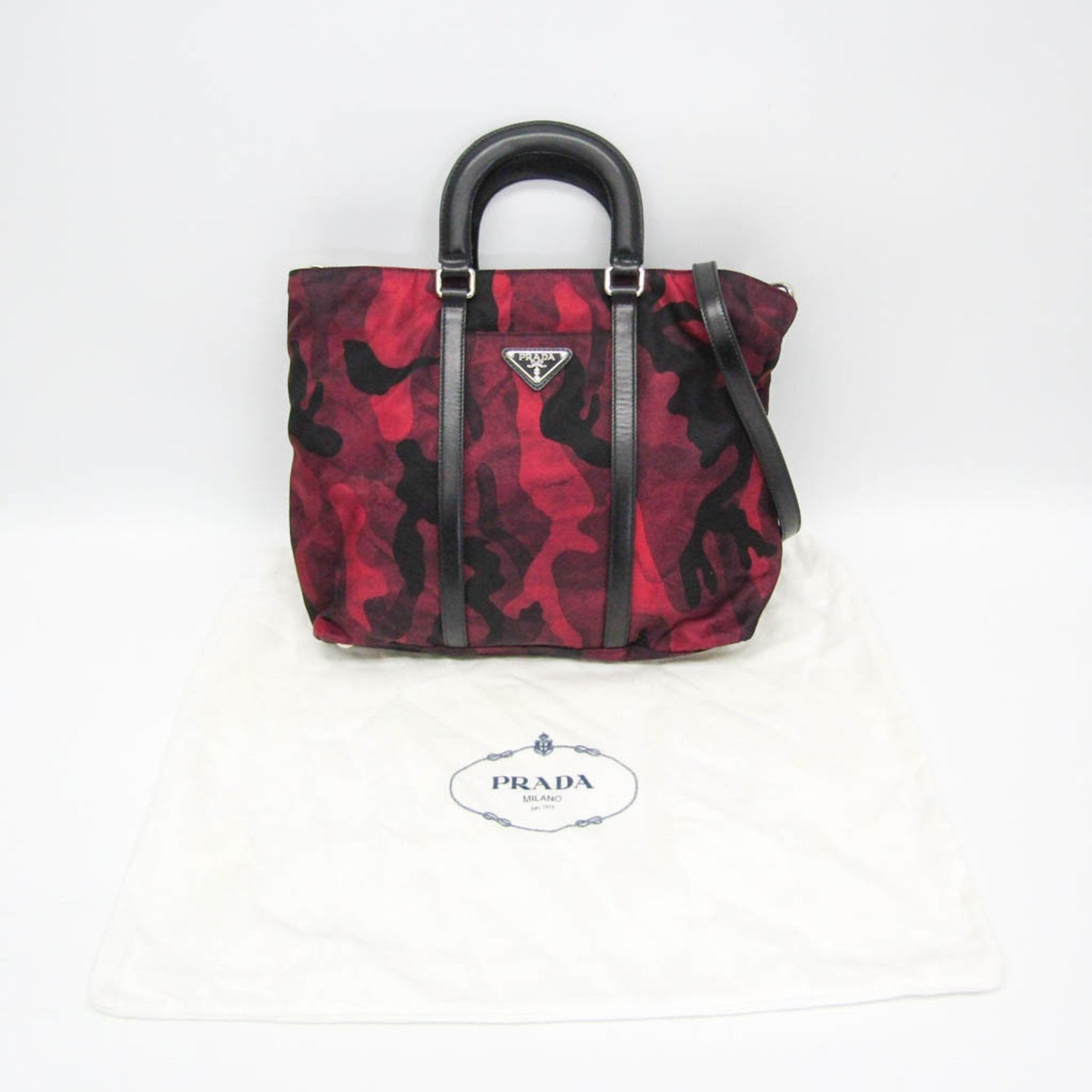 Prada --, Red, Leather, shoulder