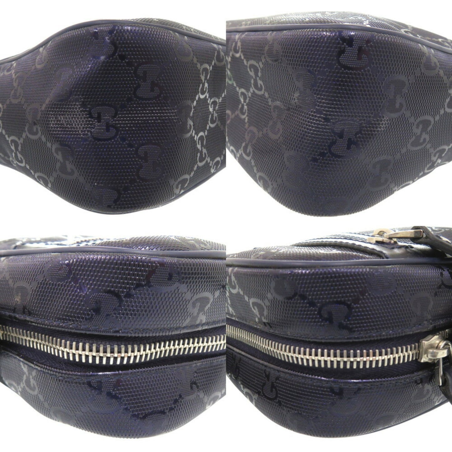 Gucci, Purple, Canvas, shoulder