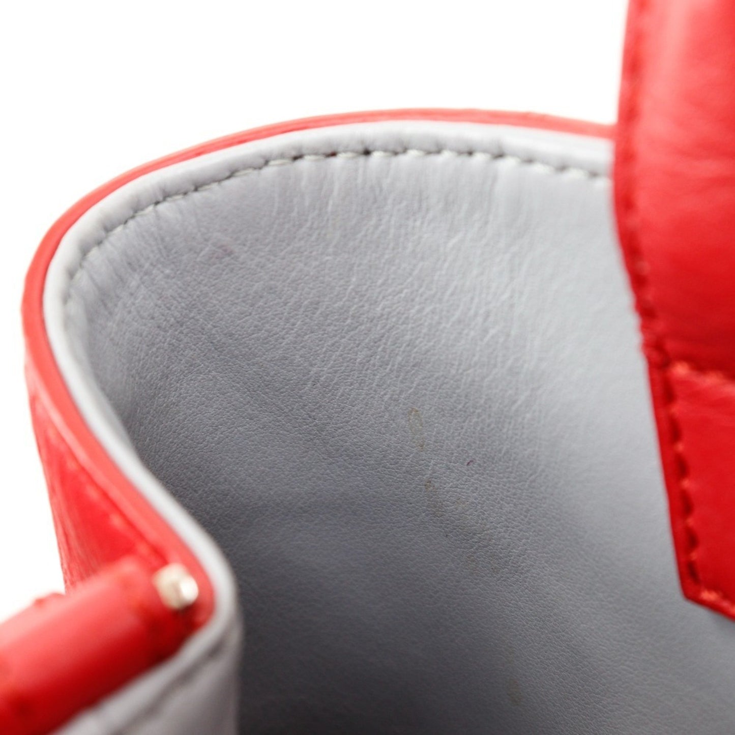 Fendi 2Jours, Red, Leather, handbag