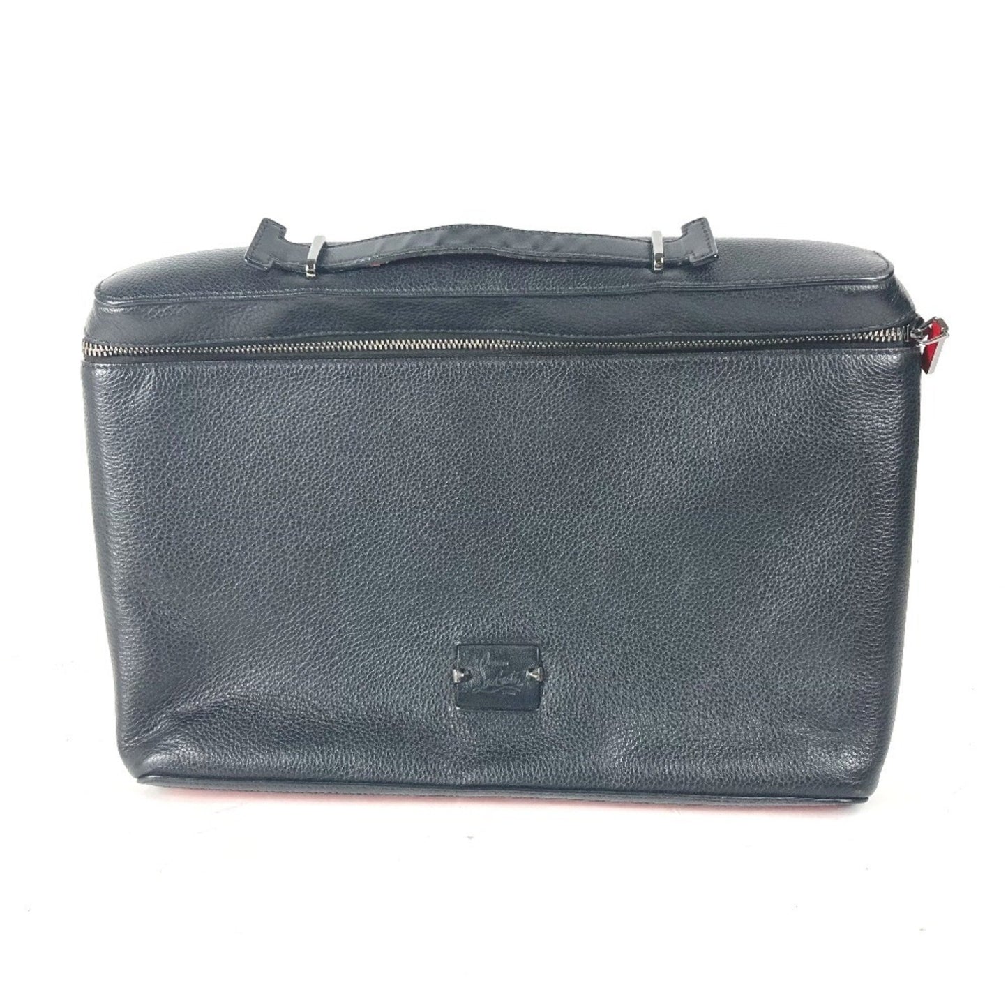 Christian Louboutin Kypipouch, Black, Leather, handbag