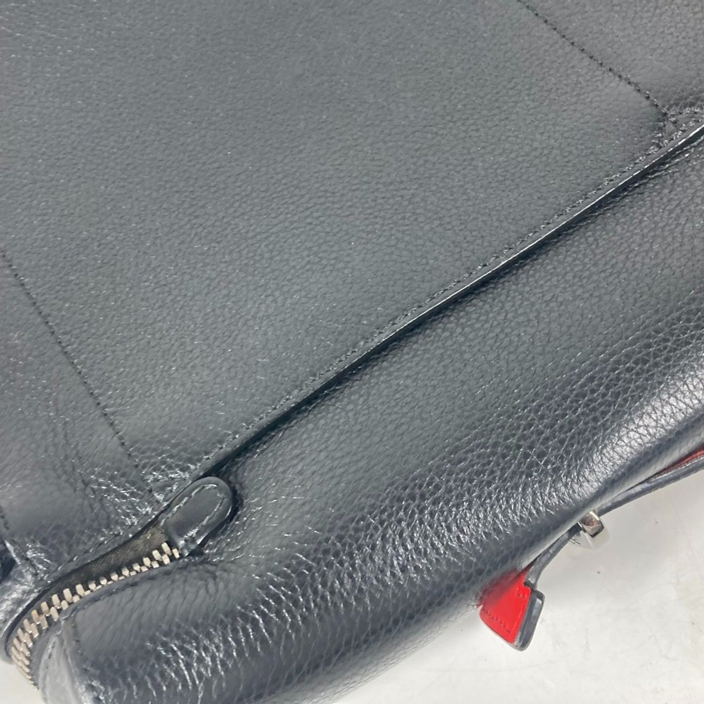 Christian Louboutin Kypipouch, Black, Leather, handbag