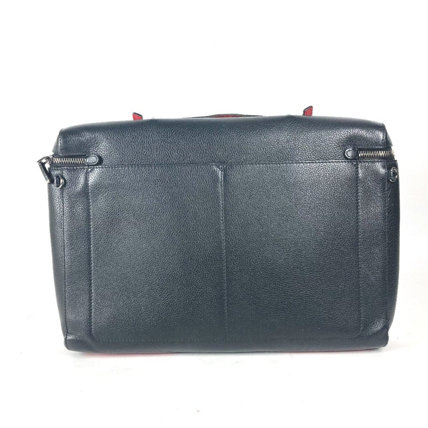 Christian Louboutin Kypipouch, Black, Leather, handbag