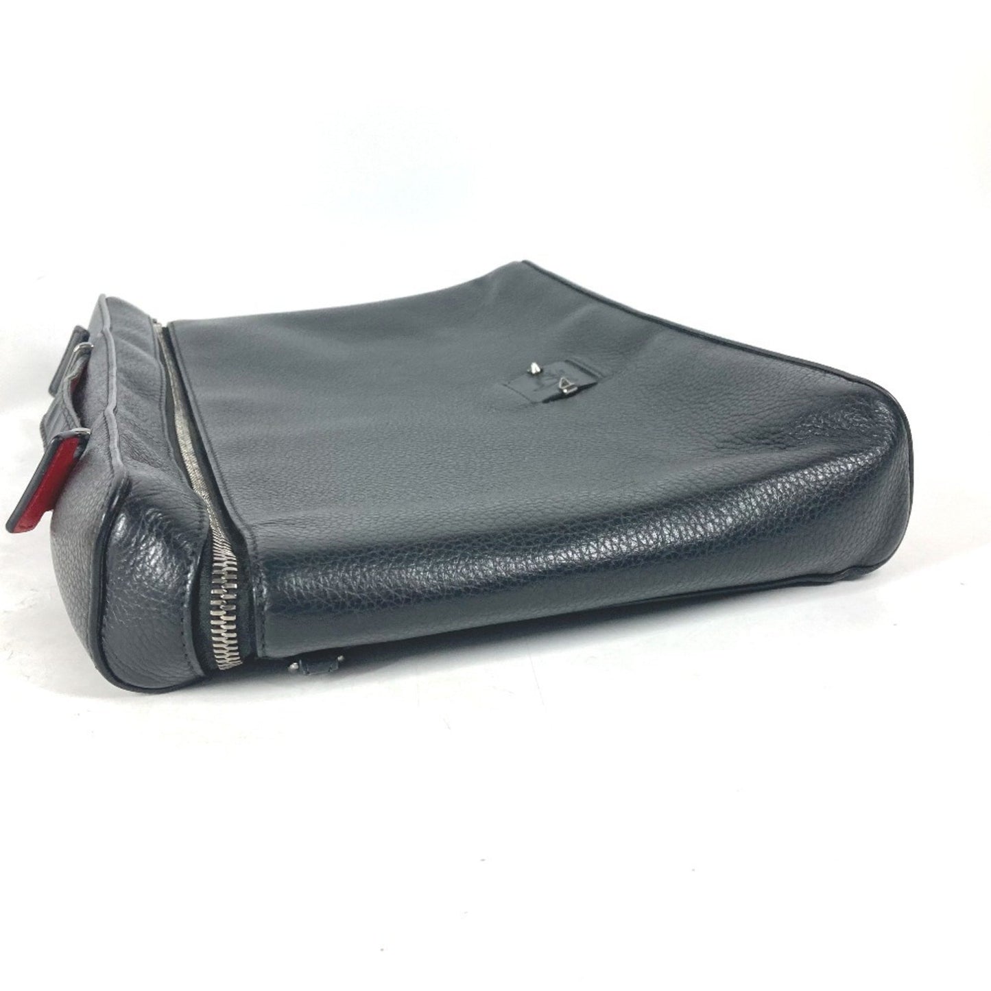 Christian Louboutin Kypipouch, Black, Leather, handbag