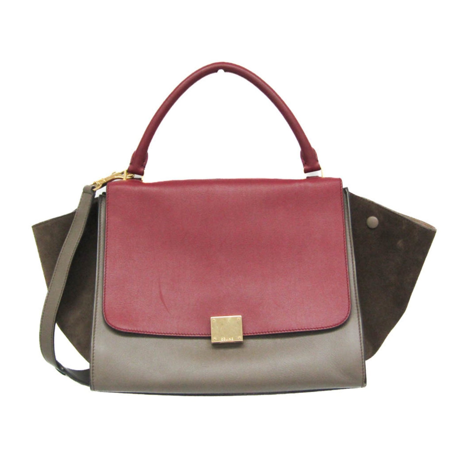 Céline Trapèze, Multicolour, Leather, handbag
