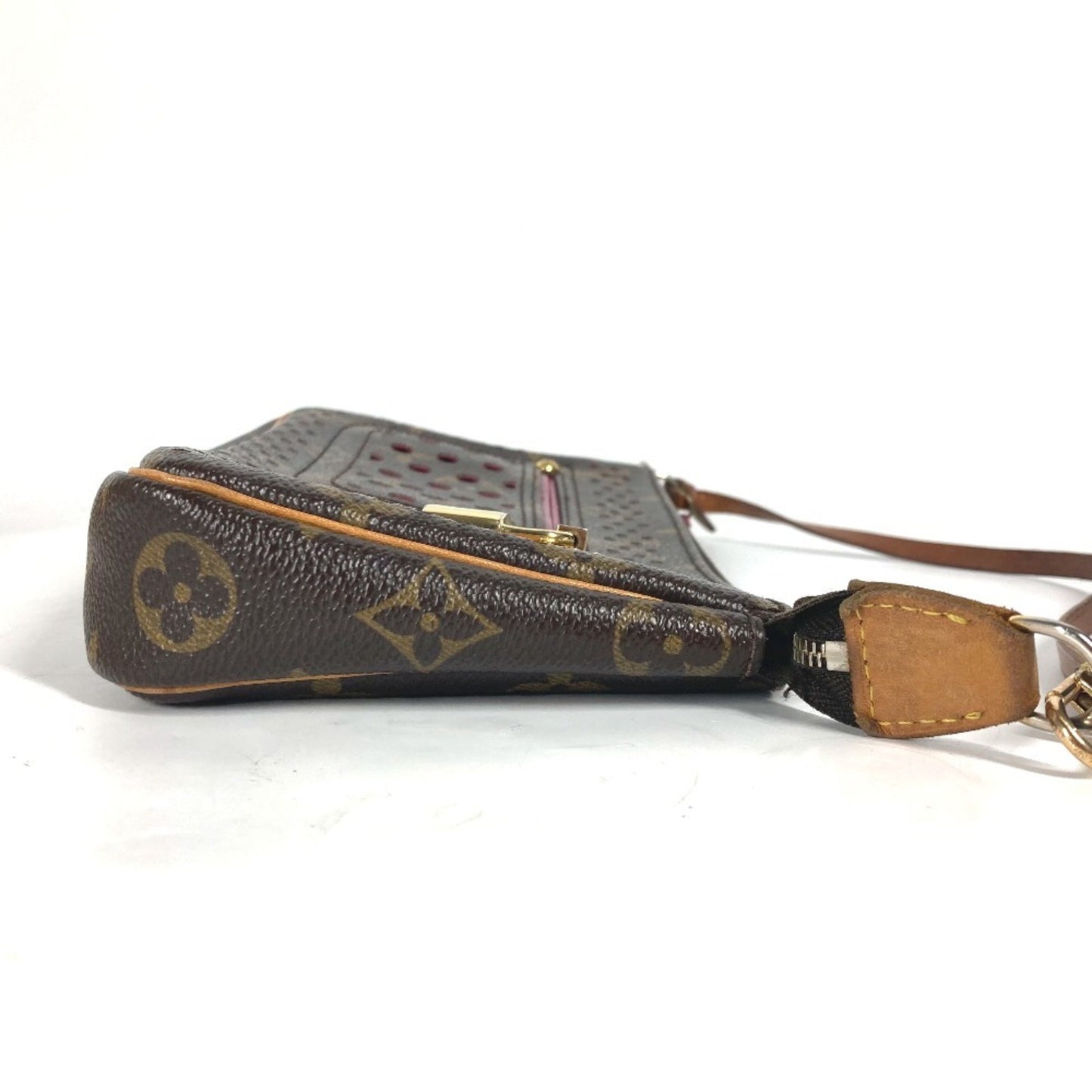 Louis Vuitton Pochette Accessoire, Brown, Canvas, clutch