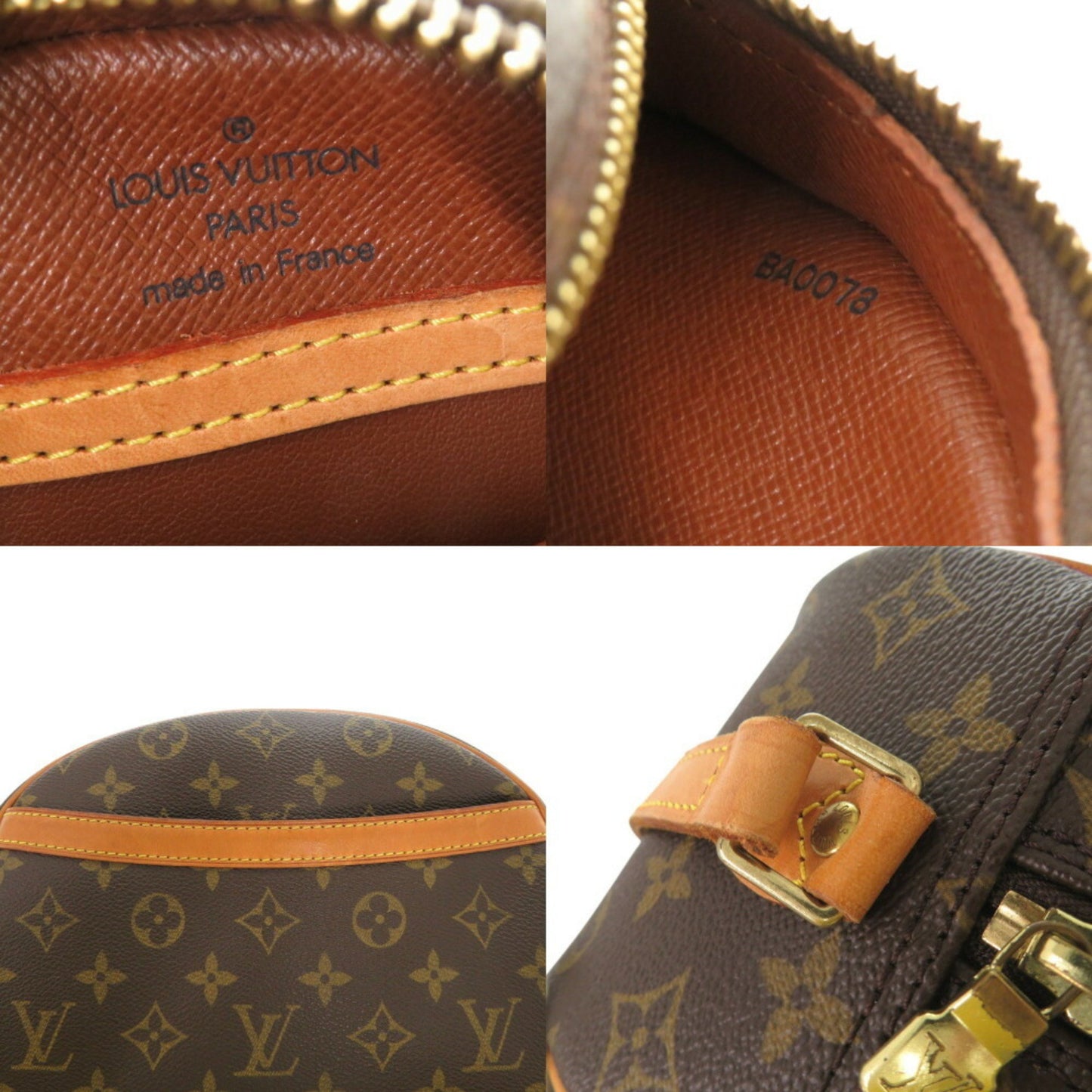 Louis Vuitton Blois, Brown, Canvas, shoulder