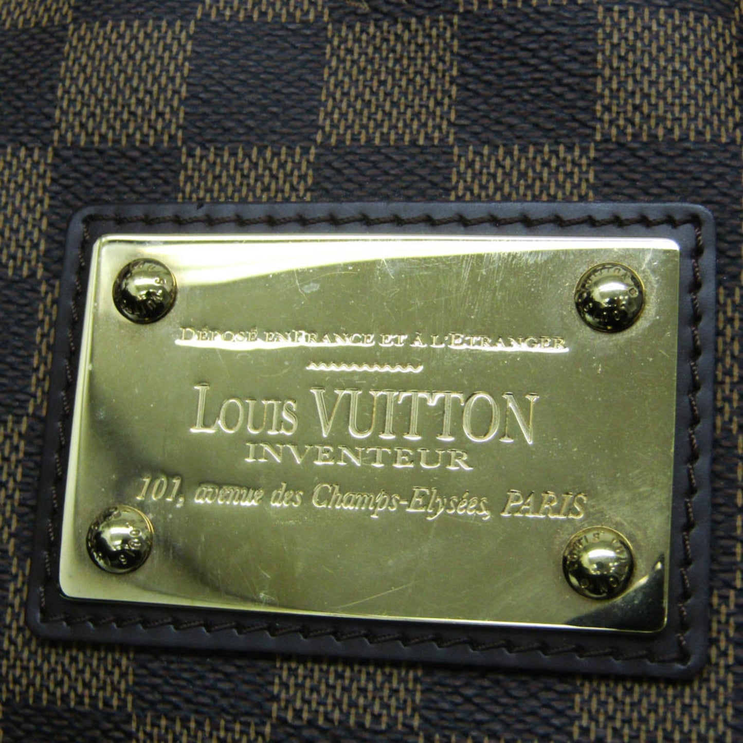 Louis Vuitton Hampstead, Brown, Canvas, shoulder