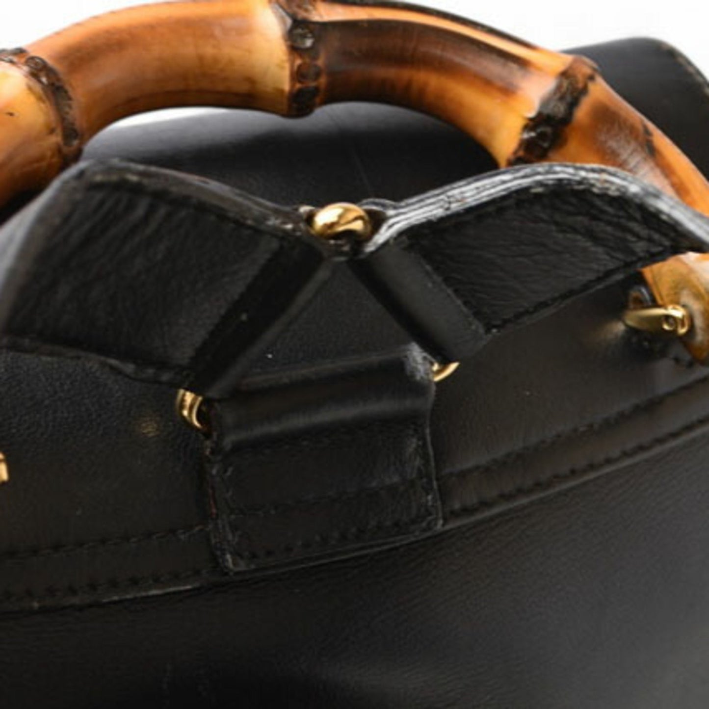 Gucci, Black, Leather, backpack
