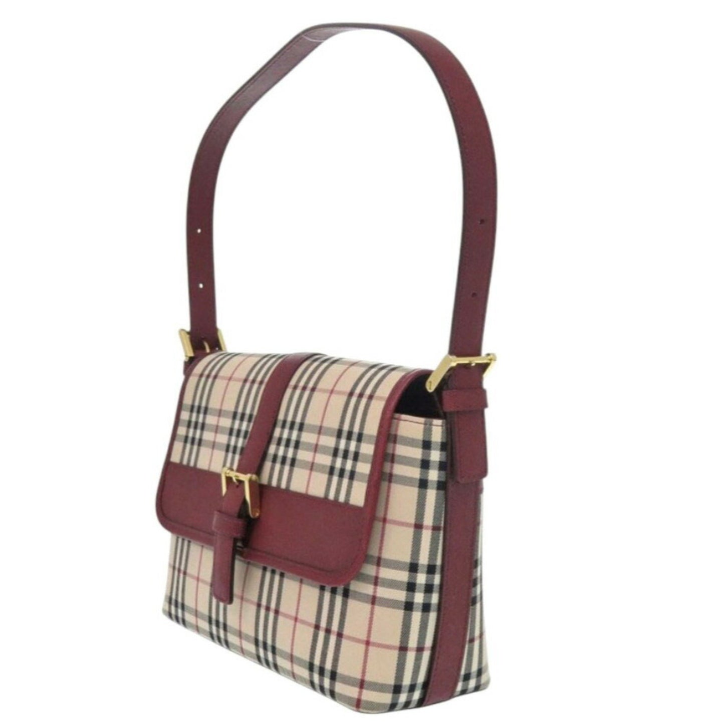 Burberry Nova Check, Beige, Canvas, shoulder