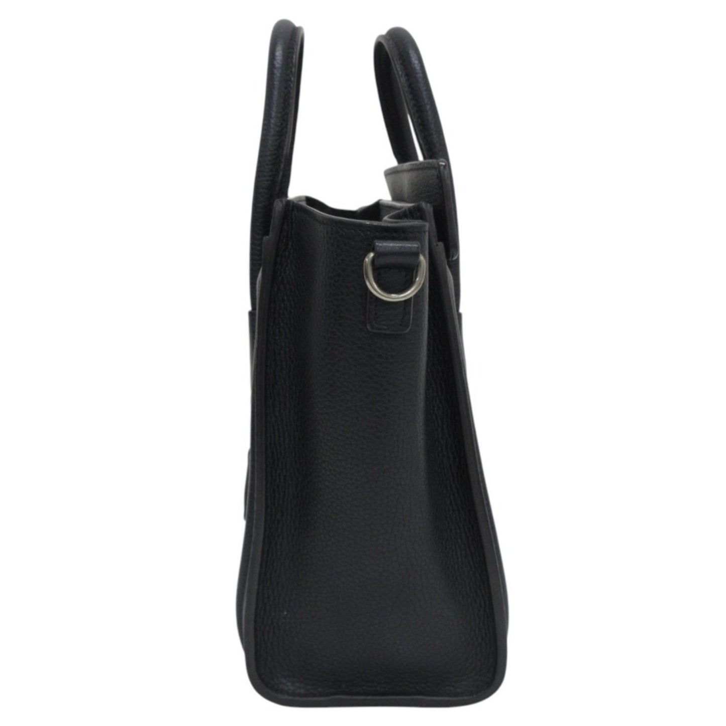 Céline Luggage, Black, Leather, handbag