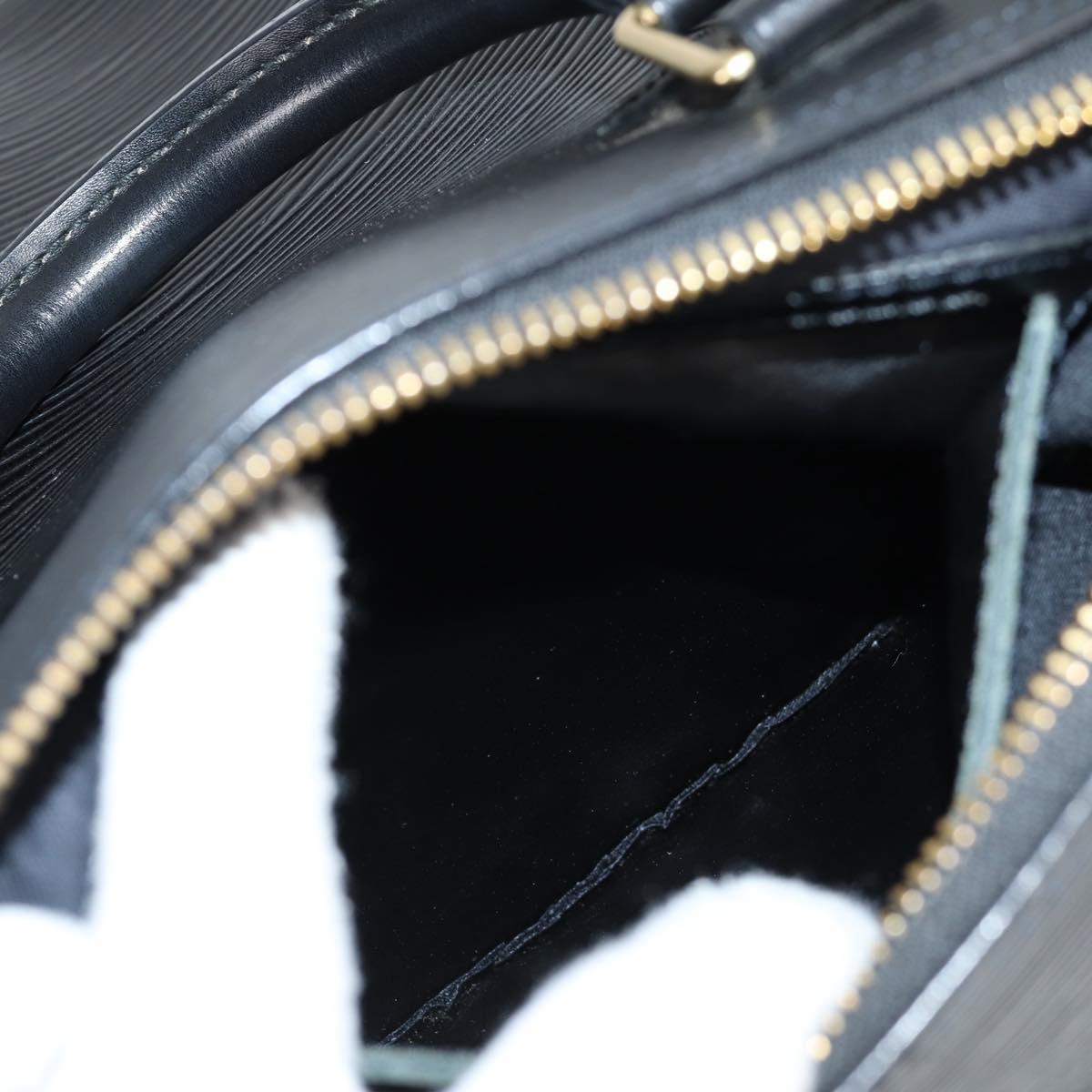 Louis Vuitton Speedy, Black, Leather, handbag