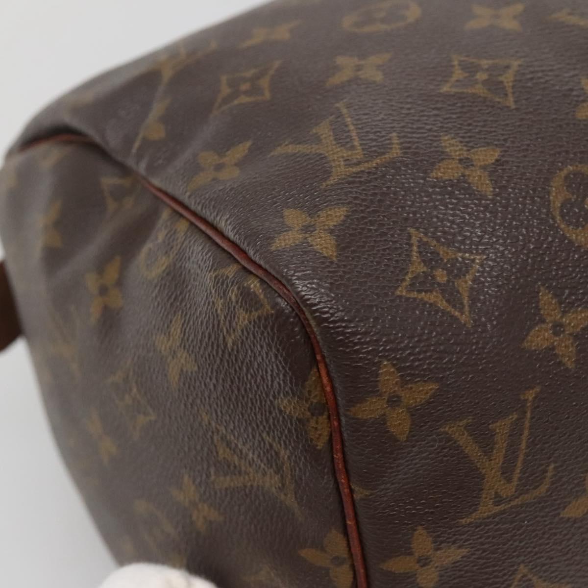 Louis Vuitton Speedy 30, Brown, Canvas, handbag