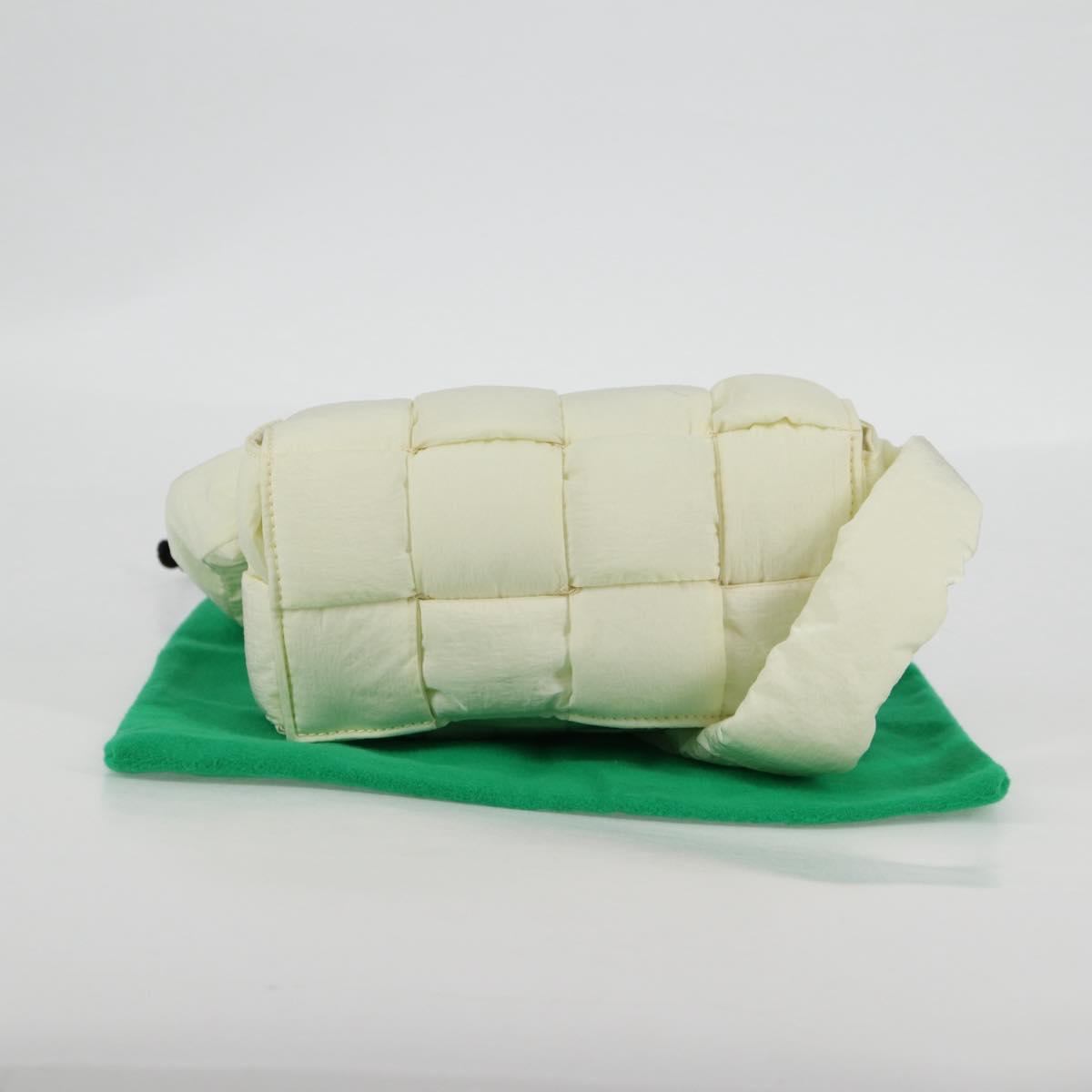 Bottega Veneta Cassette, White, NYLON, shoulder