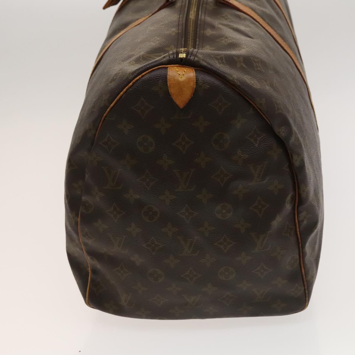 Louis Vuitton Keepall 60, Brown, Canvas, travel