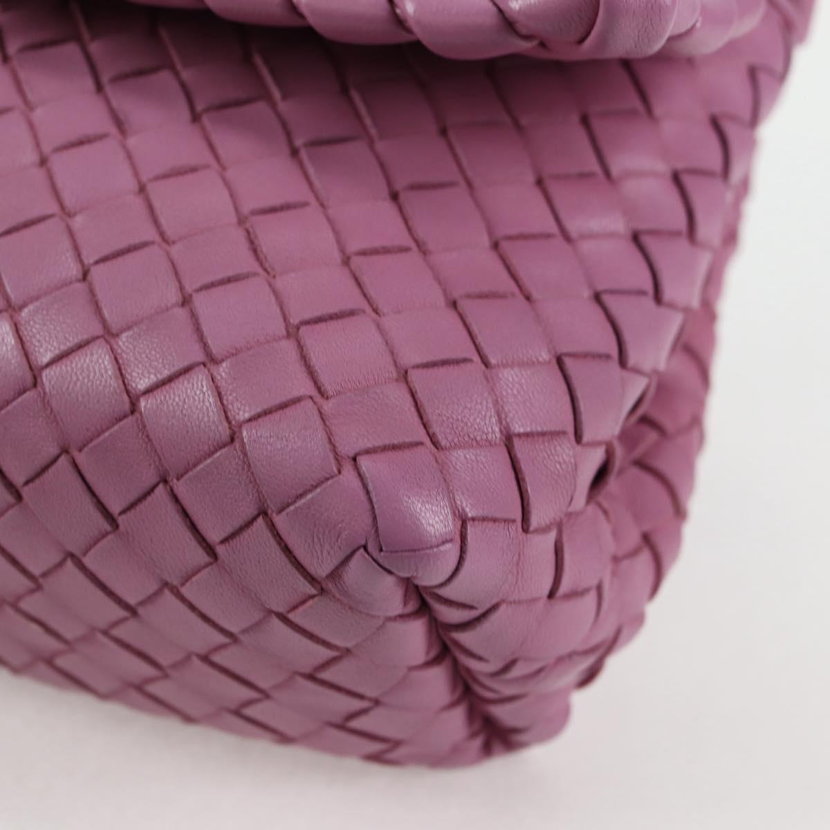 Bottega Veneta Olimpia, Purple, Leather, shoulder