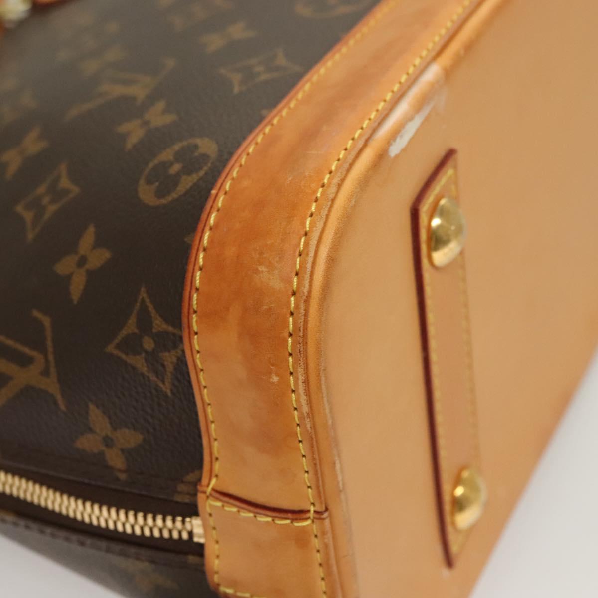 Louis Vuitton Alma, Brown, Canvas, handbag