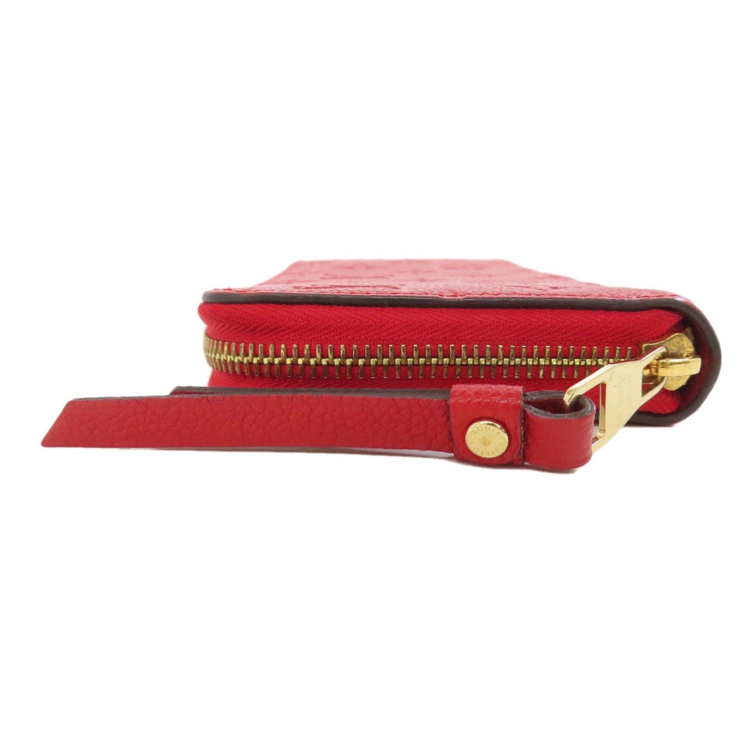 Louis Vuitton Zippy wallet, Red, Leather, wallet